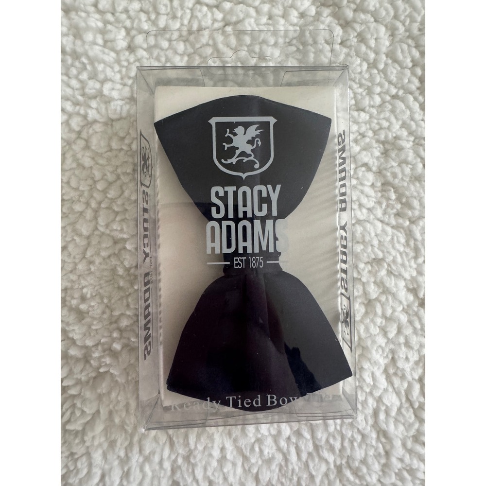 Stacy Adams Bow Tie Mens One Size Navy New